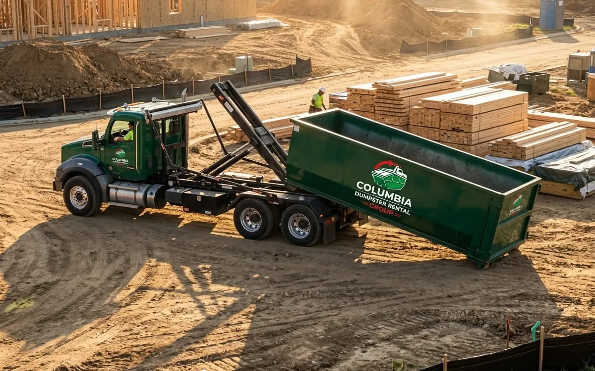 Roof Tear-Offs in Columbia: Sizing a Dumpster by Shingle Weight